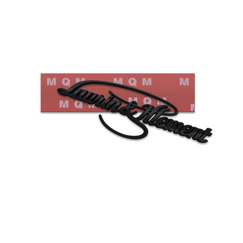 BAVF3 Car-Styling Metal Laurin & Klement Emblem Car Badge For Skoda L&K MK2 Kamiq Fabia Rapid Yaris Kodiaq Octavia Superb Scala Karoq