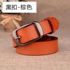 Women'S Belt Trendy Leather Cowhide Leather, Women'S Belt Decoration