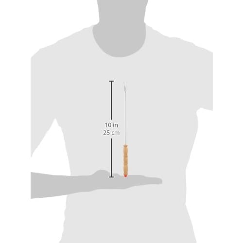 Endo Shoji Fondue Fork, Professional Grade, Wooden Handle: Natural Wood, Made In Japan, PHO24