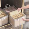 Folding Storage Basket PVC Organizing Container Underwear Storage Drawer  for Clothes and Pants