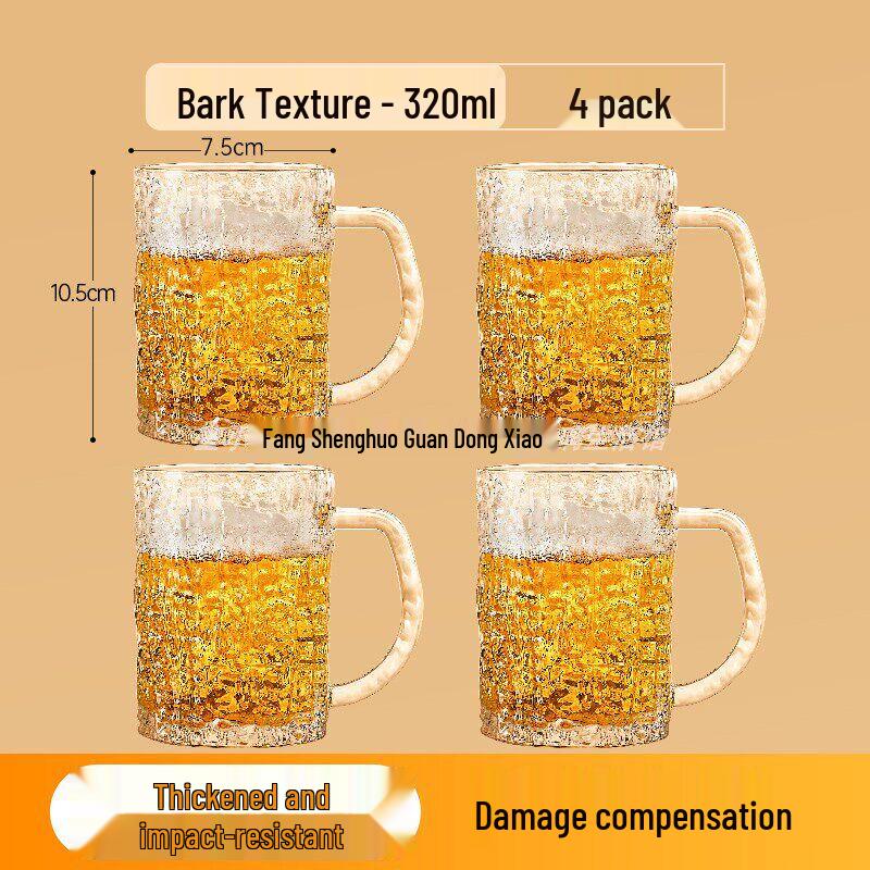Tempered Glass Mug with Handle