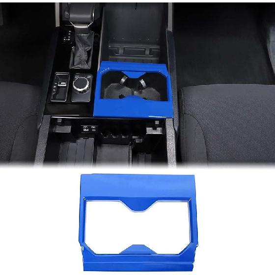 Aunginsy Car Rear Seat Central Armrest Cup Holder Cup Trim Frame Cover Compatible with Toyota Tundra/Sequoia 2022-2025 Car Back Center Console Water