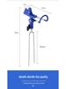 Universal Dual-Use Fishing Rod Holder Stand for Ground and Sea