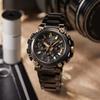Casio MT-G series 200 meters waterproof solar quartz movement composite watch strap Japanese and Korean watch men's watch black dial MTG-B3000BDE-1APR
