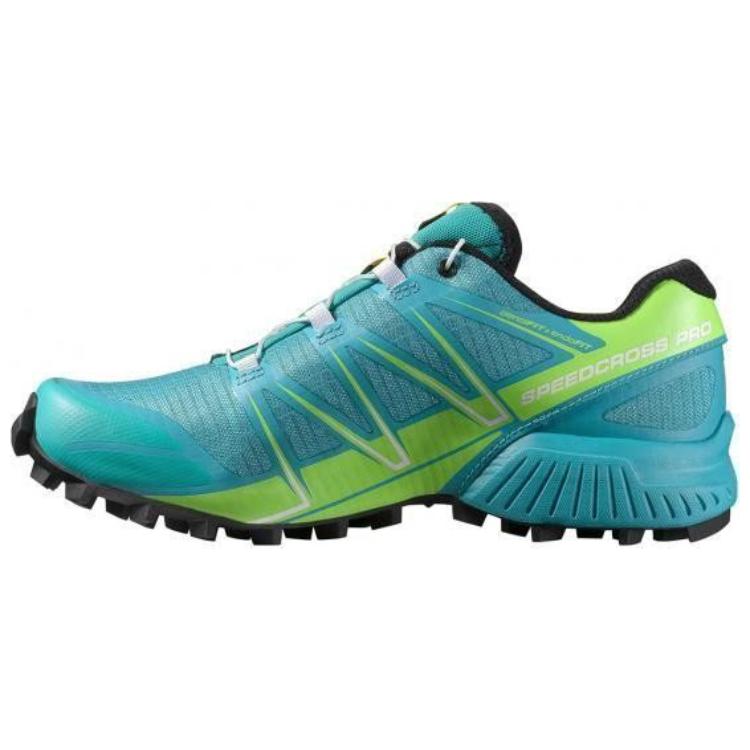 SALOMON Speedcross Pro Comfortable Versatile Slip-Resistant Durable Low-Top Trail Running Shoes Women Sneaker Blue 376082