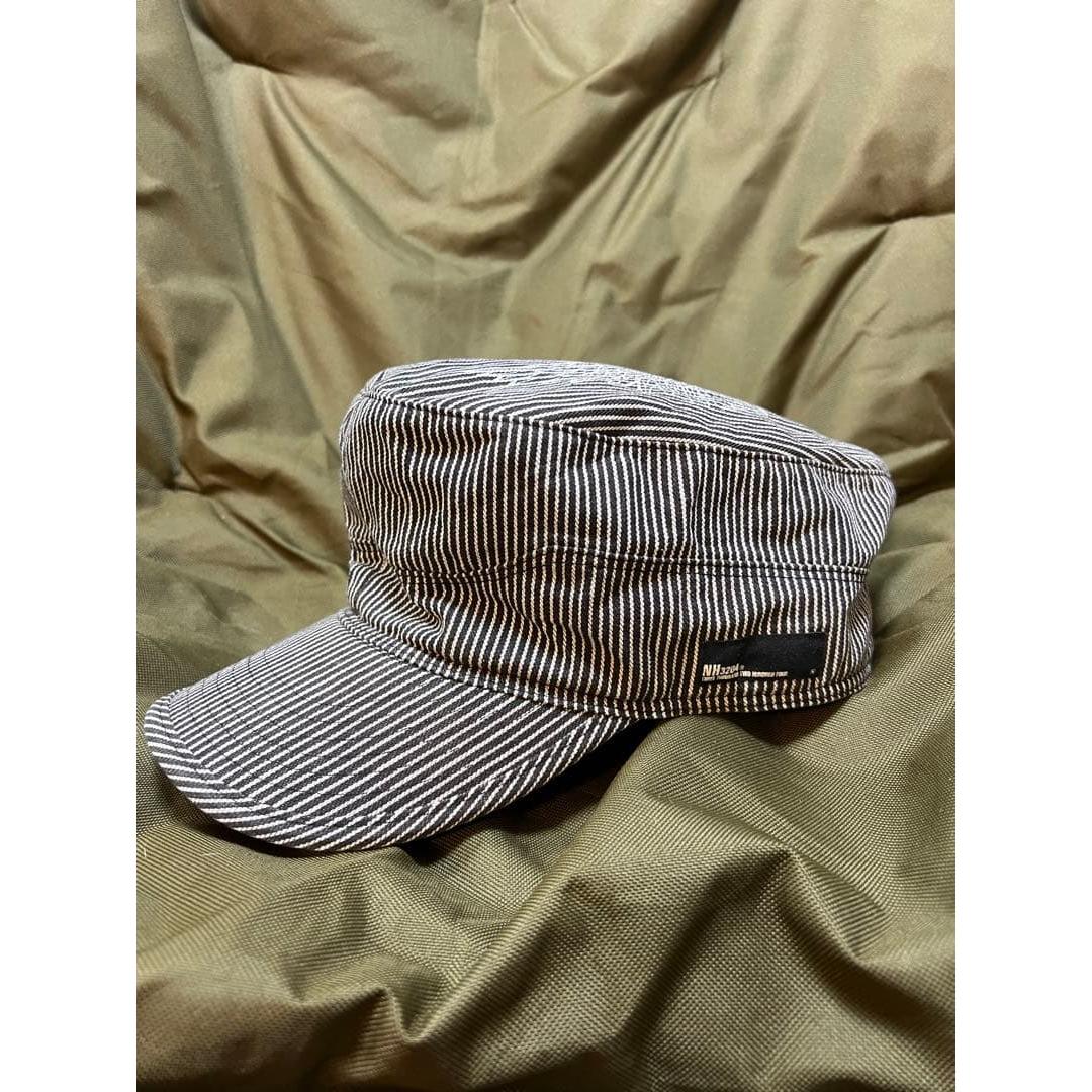 Used NEIGHBORHOOD Work Cap Hickory Stripe L