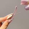4Pcs Girl Hairpins Cartoon Rabbit Heart Design BB Clips Low Saturation Pink Hair Pins School Dating Hair