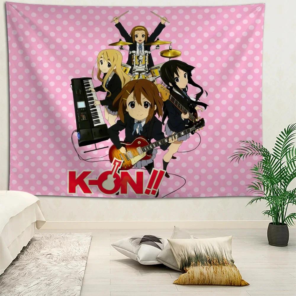 VIKAMA Anime Music Band Tapestry Ideal for Bedroom Headboard Living Room Backdrop Dorm Room Decor and Music Studio Makeover