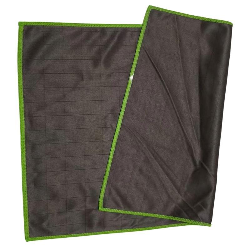 3Pcs Super Absorbent Carbon Fiber Microfiber Cleaning Cloth For Car Glass Kitchen Surfaces No Residues Polishing Towel