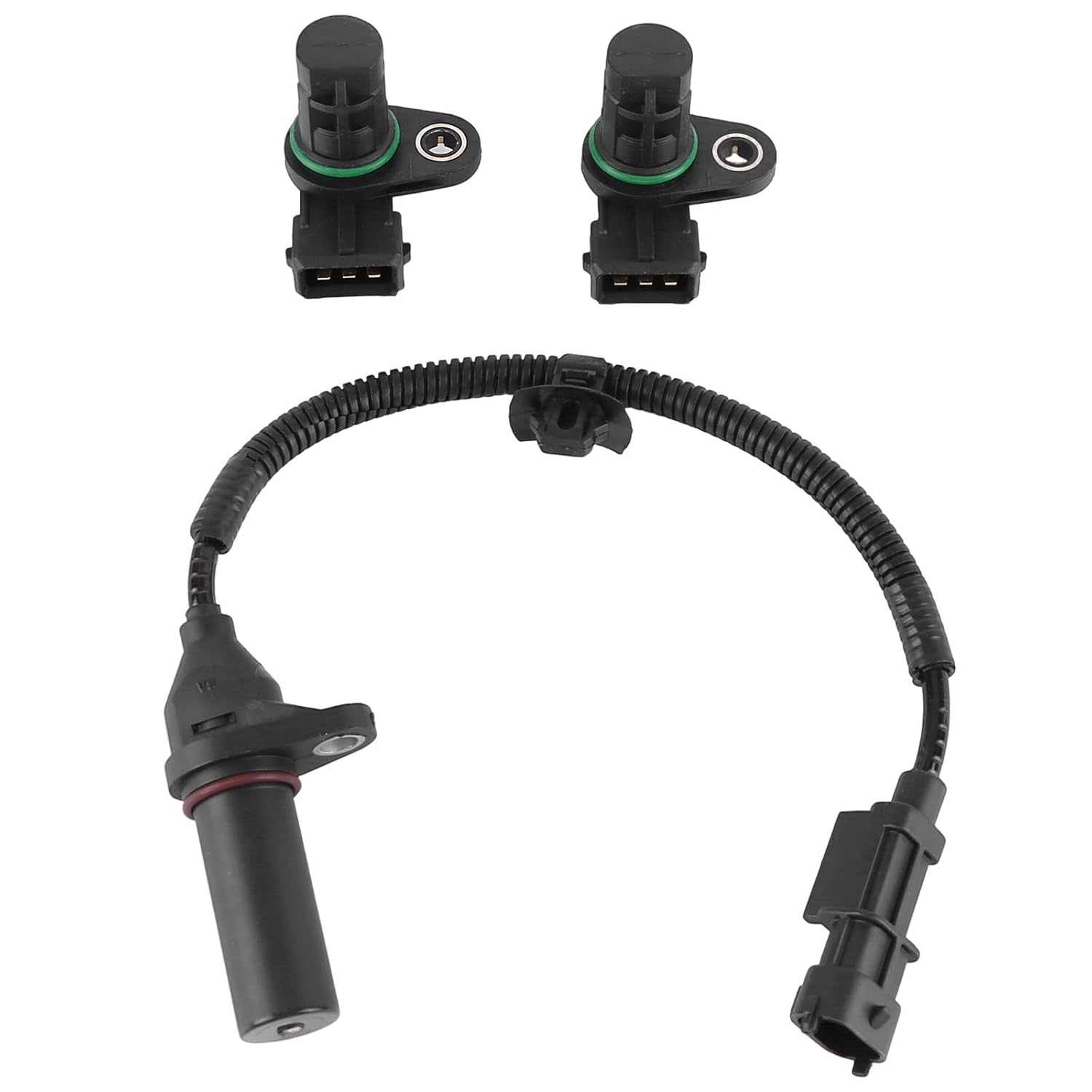 

3PCS Camshaft and Crankshaft Position Sensor Set for Kia Forte Soul L4 1.8L 2012-2016, Hyundai Tucson Elantra Coupe GT 2013-2020 L4 2.0L Crankshaft