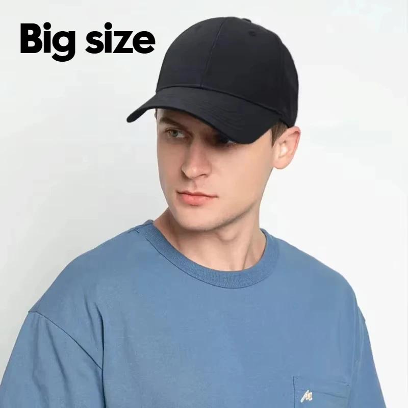 Große Größe 63-67cm Sommer Schnelltrocknende Baseballkappe Mann Atmungsaktiv Große Kopfgröße Sonnenhüte Mann Outdoor Sport Visierkappe Gorros