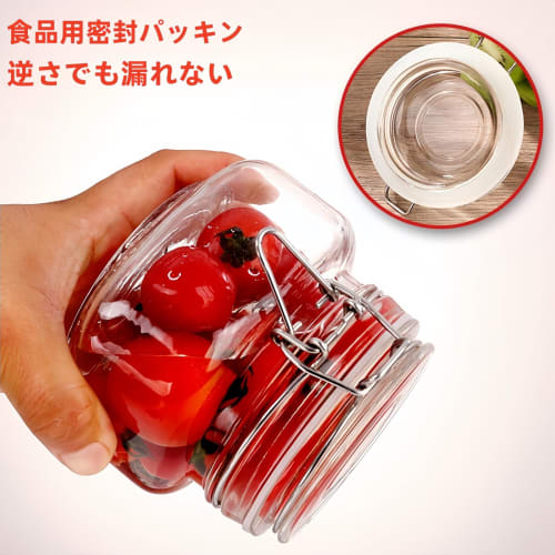 BDHD 3-Pack Large Capacity Airtight Glass Food Storage Jars, Perfect for Preserving Pickles, Fruit Honey, and More, Including Plum Wine, Fruit Wine, C