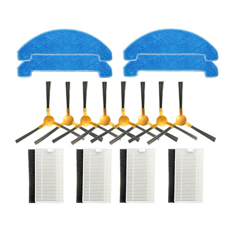 For ABIR K30 K20 X9 Liectroux LILIN X6 Robot Vacuum Cleaner Parts Main Roller Side Brush HEPA Filter Mop Cloth Rags Dust Bags