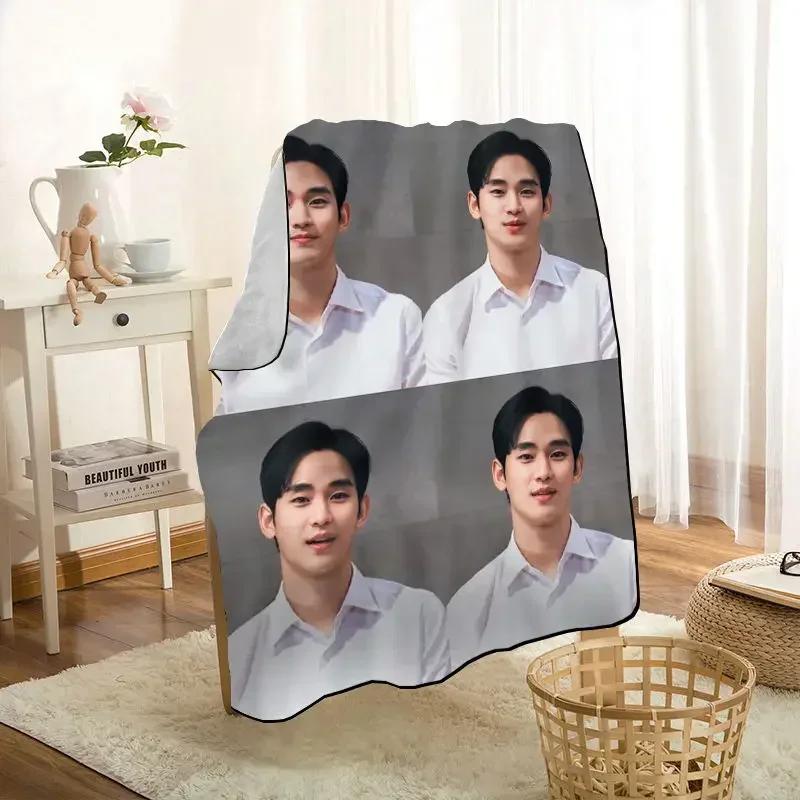 HEARMNY KPOP Kim Soo Hyun Blanket Super Soft Warm Microfiber Fabric Blanket For Couch Throw Travel Adult Blanket 0719