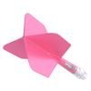 Cuesoul ROST AK57 T19 Carbon Fiber Rod with Integrated Big Wing Set of 3 Flights, Shape, (CS-AK576-3)