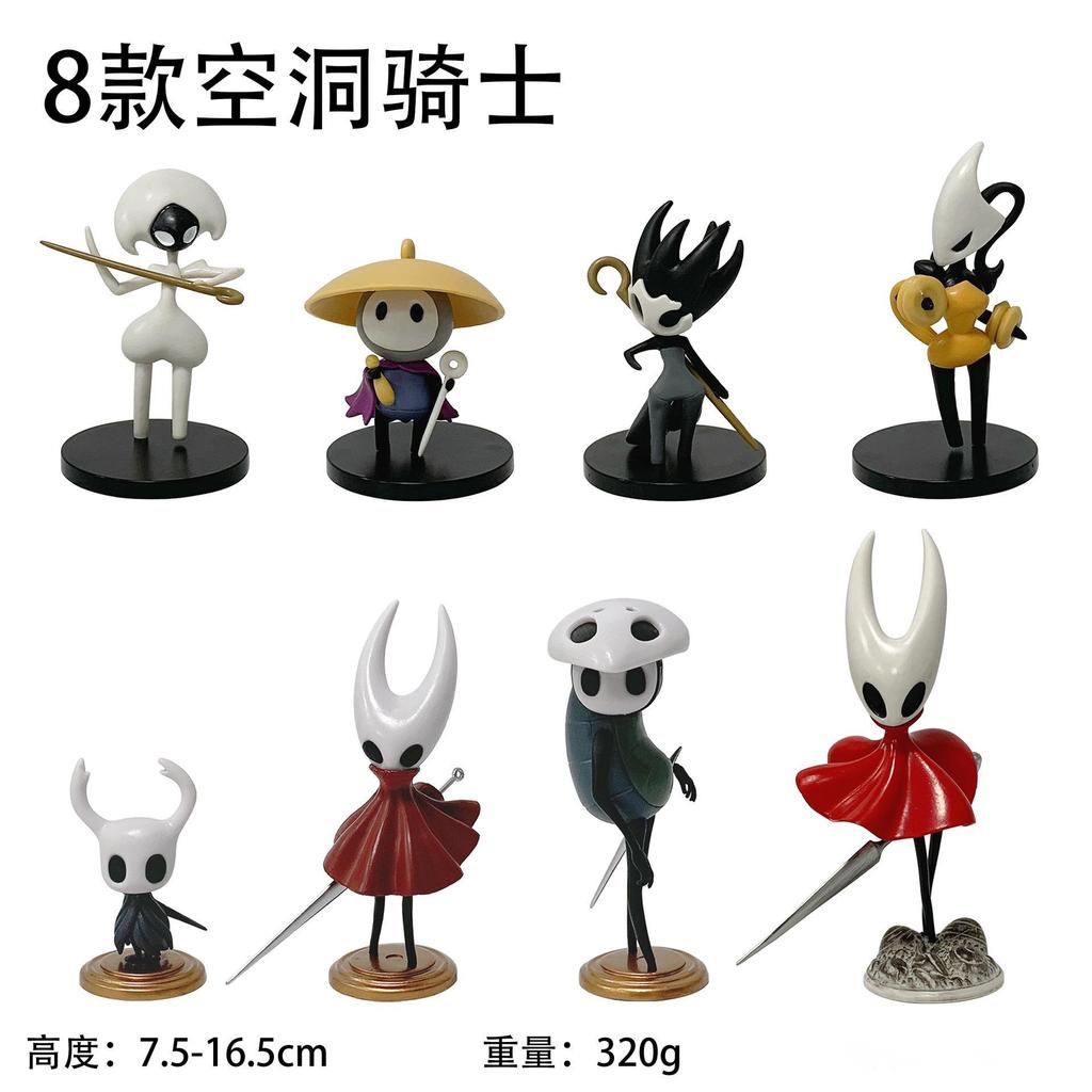Set Hollow Knight Figure Silk Song Knight Hornet Grub Zote Quirrel Shade Cornifer Myla Figure Cute Anime Figurine Model Toy Gift