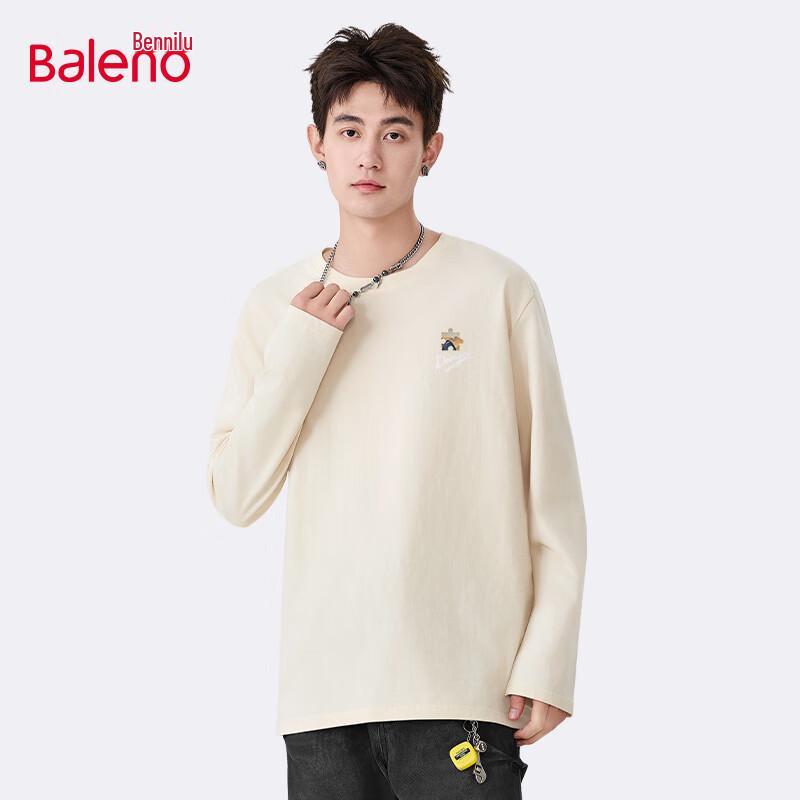 Baleno Men s 220G Pure Cotton Long Sleeve T-Shirt M
