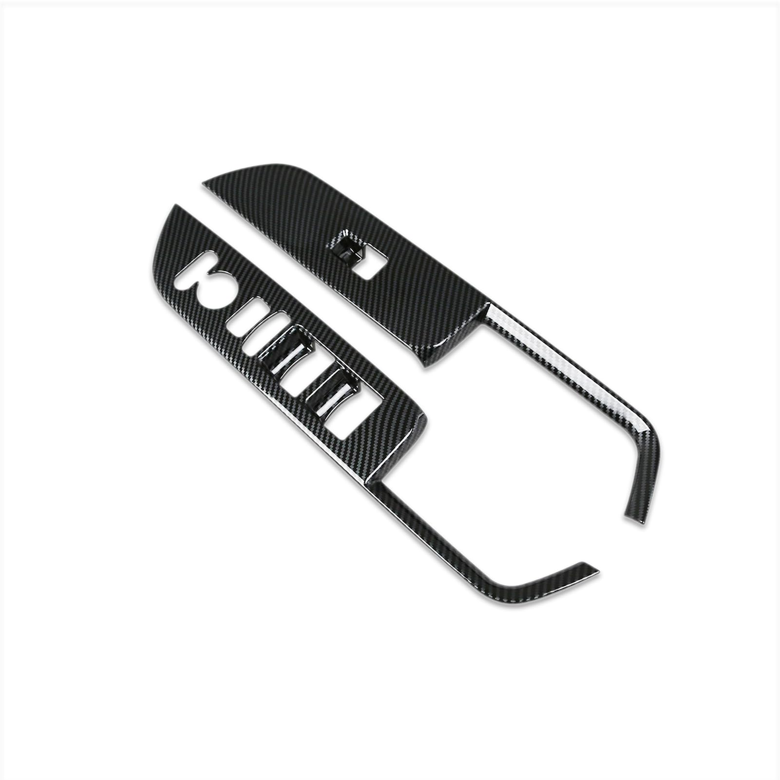 

RUIQ Interior Door Window Button Switch Panel Cover Garnish for the New Honda Freed GT Series Carbon Fiber (Black Finish)