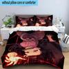 3PCS Anime Samurai Warrior's Journey 3pcs Bedding,Including 3PCS Duvet Cover And 2pcs Pillowcases Perfect for Christmas,Ideal for Bedroom, Dormitory