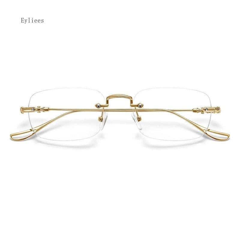 Herre Business Innfatningløse Lesebriller Innfatning Anti Blått Lys Blokkerende Presbyopi Briller 0+1.0+1.5+2.0+2.5+3.0+3.5+4.0 Unisex