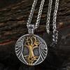 Retro Nordic Men's Life Tree Pendant - Fashionable Men's Life Tree Design Necklace