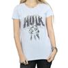 Marvel Womens/Ladies Hulk Punch Logo Cotton T-Shirt