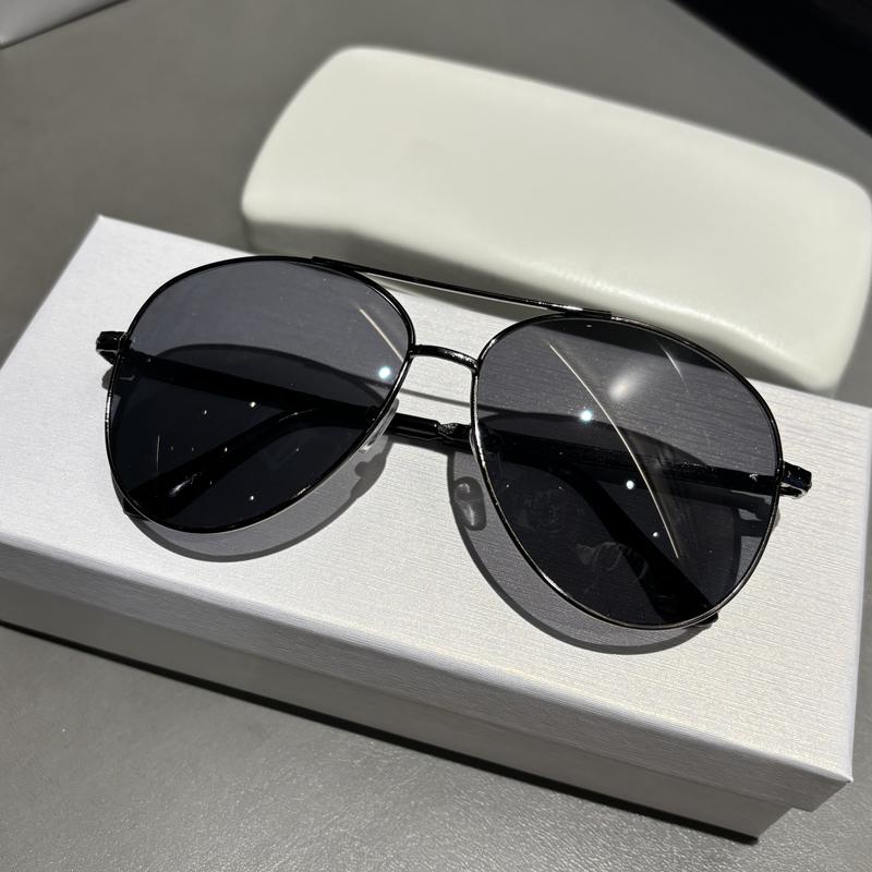 Sunglasses For Men New Model High-End Stylish Suitable For Driving UV Resistant Sunglasses Toad Shaped Glasses Big Face
