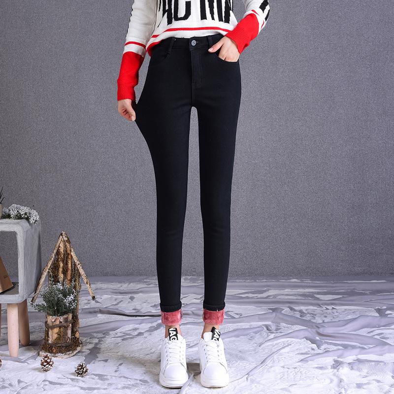Skinny Jeans Dámské Podzimní Nový Trend Tenké Tenké Univerzální Tužkové kalhoty Kalhoty na malé noze