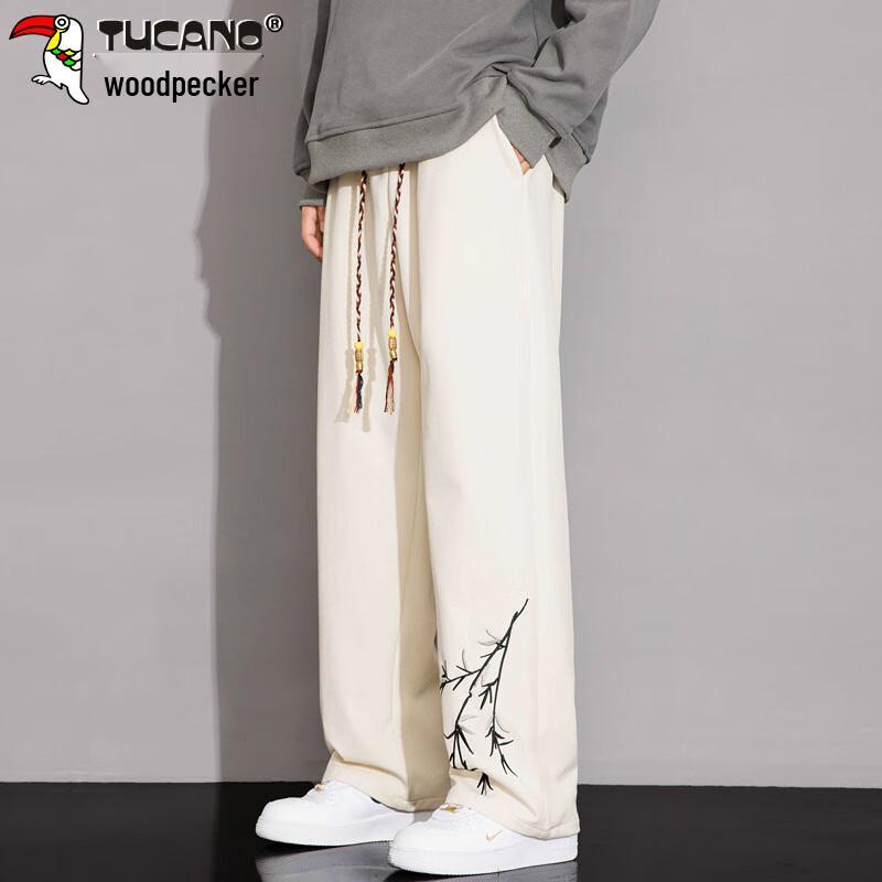 

TUCANO Men s Embroidered Wide-Leg Casual Pants 2XL