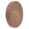 Embroidery Linen Cushion Thickened Round Straw Yoga Mat Home Balcony Seating CushionBrown #1
