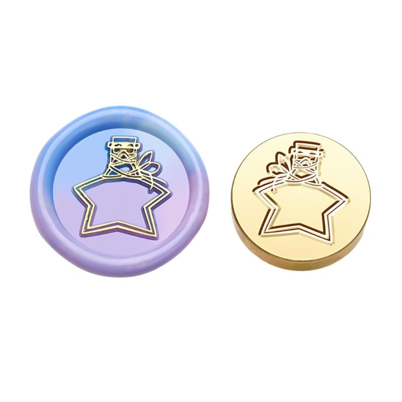 

Штемпельная головка для восковой печати на тему бутылки, металлическая головка для восковой печати для валентинки, открытки на день рождения, приглашений, украшений для конвертов