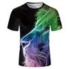 Fashion 3d T-shirt Animal Lion Shirt Camiseta 3d T Shirt Men Funny T Shirts Mens Clothing Casual Fitness TeeTop Tiger Tshirt