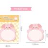 8pcs Can Stand Up Cartoon Small Animal Special-shaped Sticky Notes Office Simple Shape Creative Sticky Notes Cute Note Paper