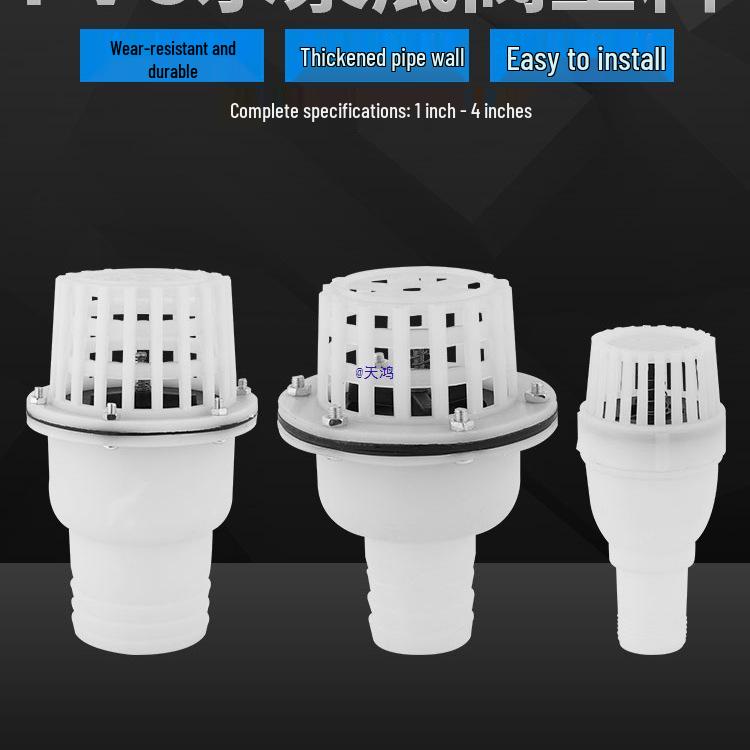 

Plastic Water Pump Foot Valve with Check Valve and Filter Screen 1-inch plastic foot valve