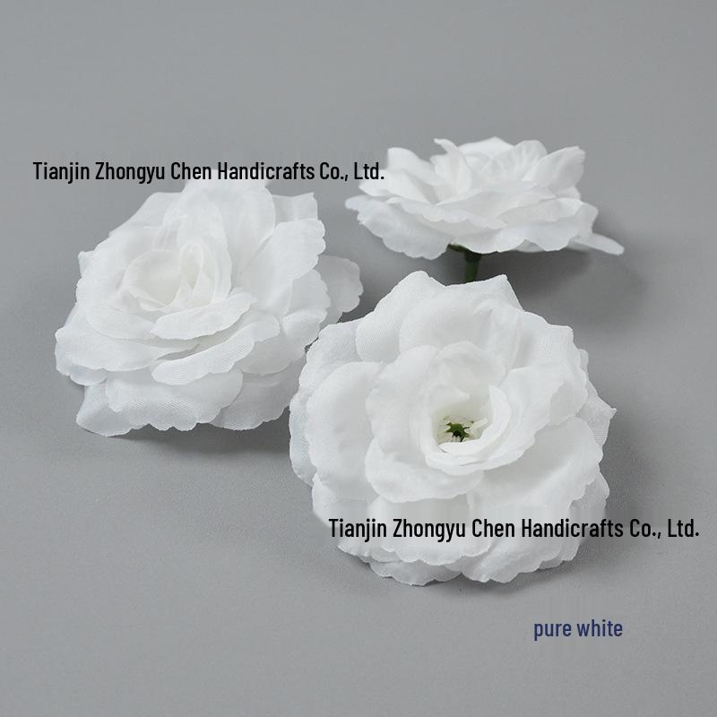 8CM Silk Rose Flowers for Wall, Box Projects, Scenery, Weddings, Flower Balls, and Ceiling Decor