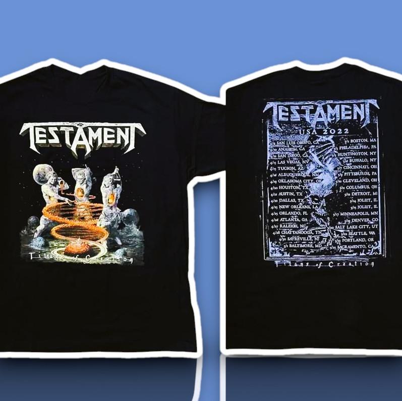 Testament – Band Tour 2022: Classic Extreme Metal T-ShirtGraphic Unisex T-Shirt XXL