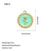European and American Style Titanium Steel Enamel Jewelry Set: Pendant, Bracelet, Necklace, Earrings.