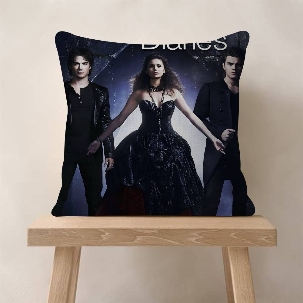 The VVampire Diaries Pillowcase Toon Gift Cushion Cover Bedroom Home Sofa Chair Seat Decor Pillow Case