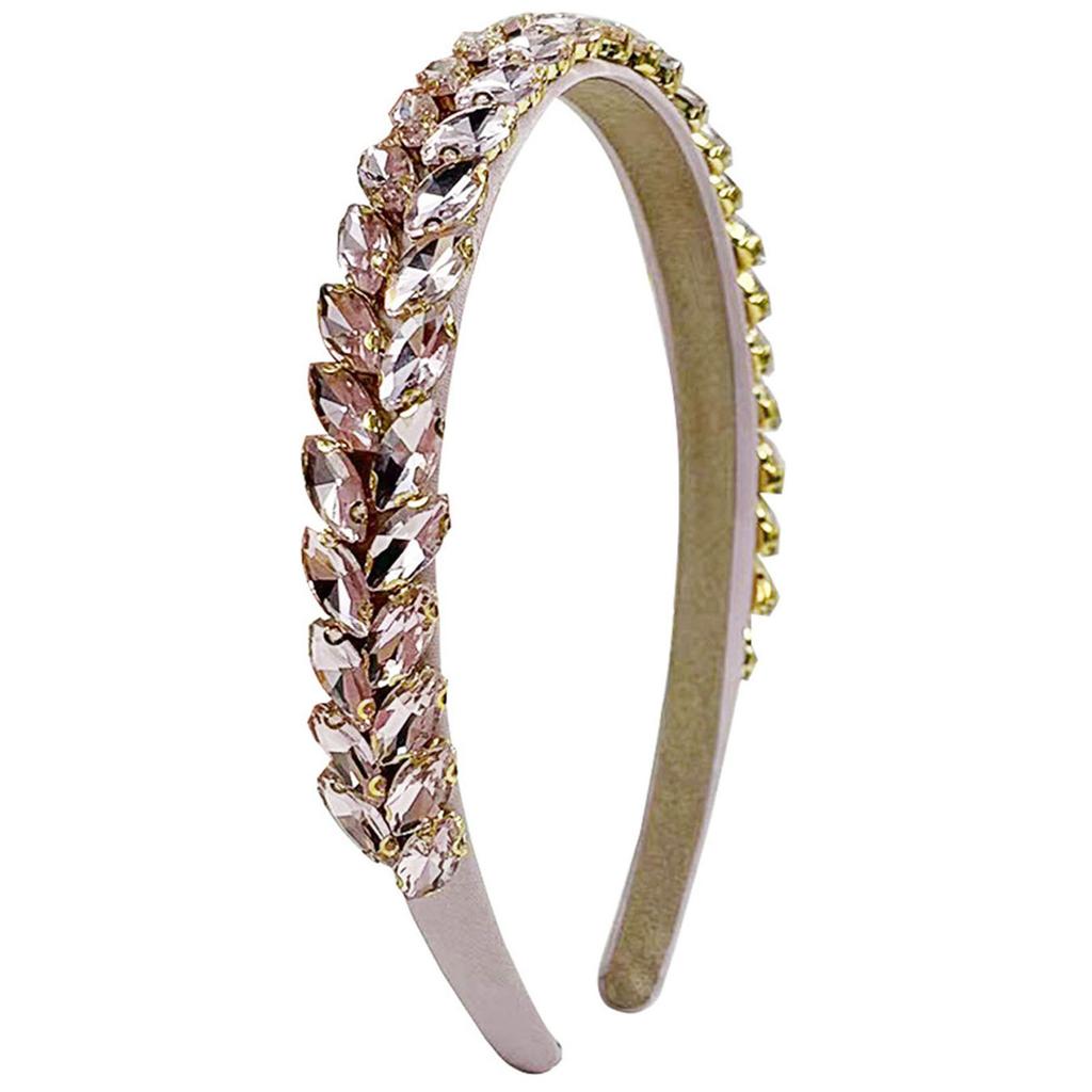 Elegant Baroque Styles Rhinestones Hairband for Formal Event and Special Occasion with Glittering Crystals Studded