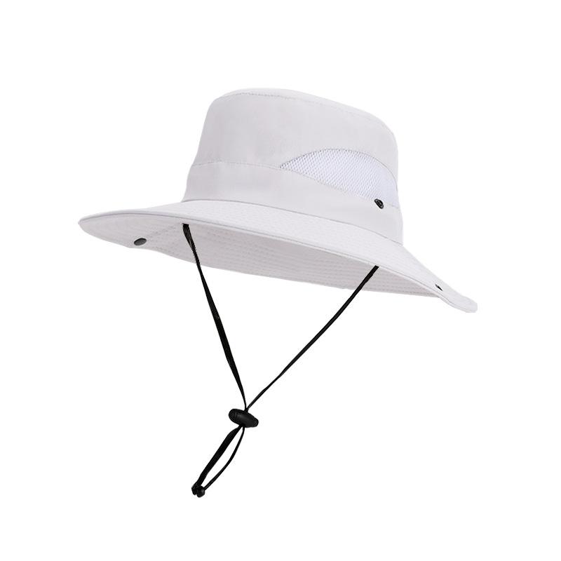 Outdoor outing mountaineering bucket hat spring and summer eaves sunscreen visor breathable versatile British sun hat children