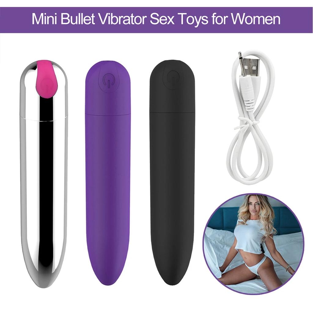 10 Speed Mini Bullet Vibrator Sex Toys for Women Strong Vibration USB Rechargeable G-spot Massager Adult Toy vibrators for women