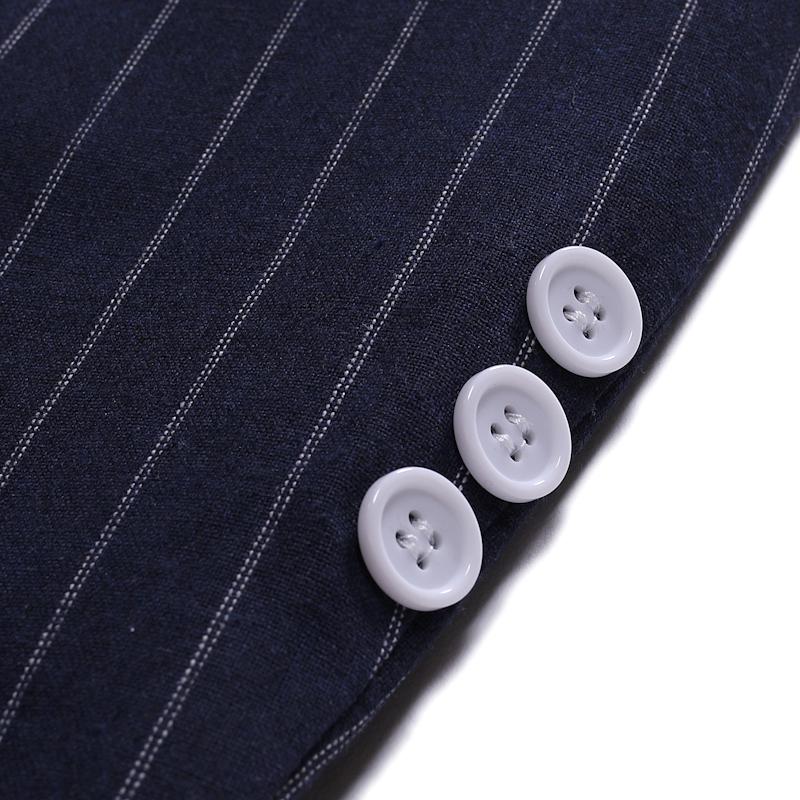 Blazer Gessato Doppio Petto da Uomo - Taglia Europea, Collezione Autunno/Inverno 2020
