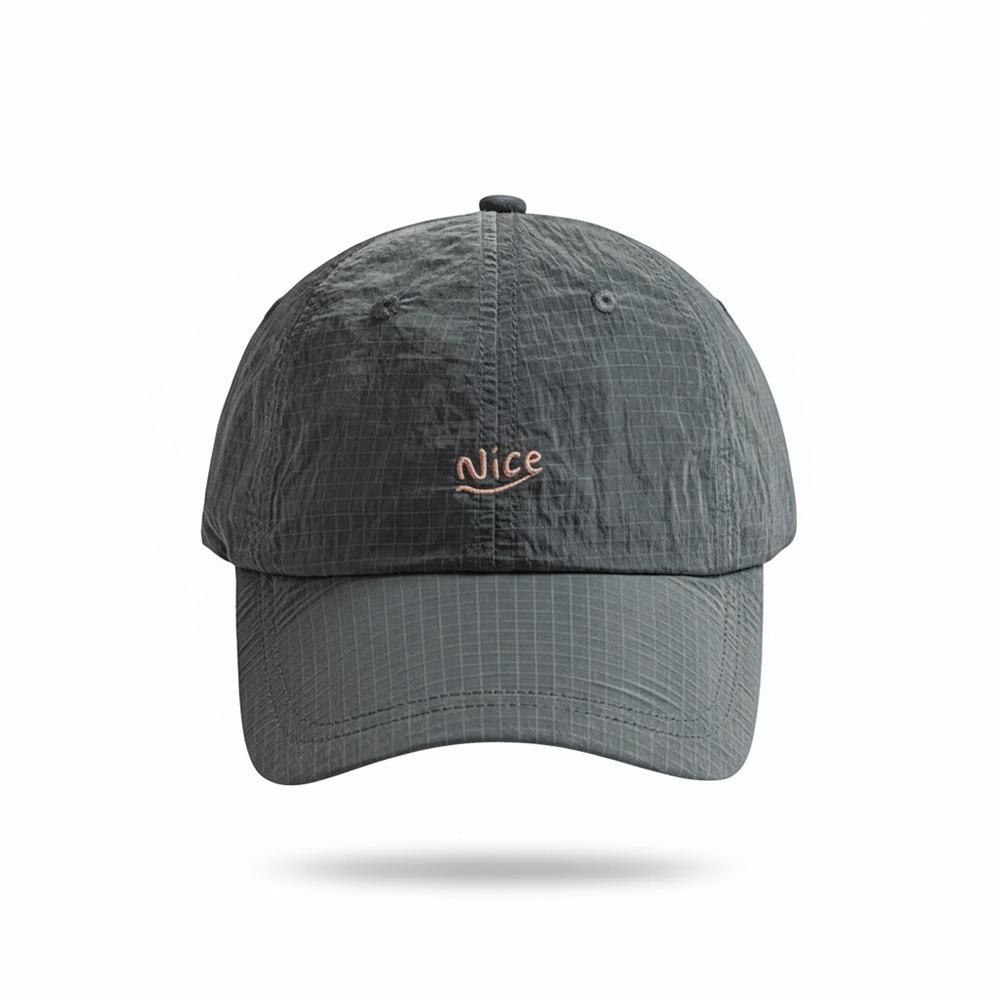 Quick-drying Thin Sun Cap Plaid Sports Running Cap New Baseball Cap Men Women