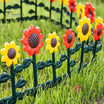 Pannello di confine riutilizzabile per recinzione da giardino decorativa in plastica impermeabile per esterni