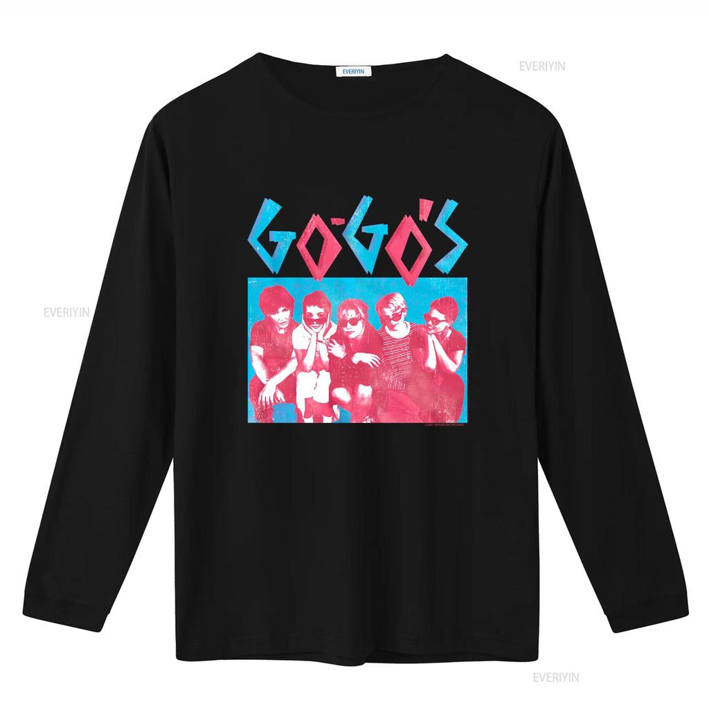 The Go Gos Cm Group Natural Adult T Shirt Vintage Washed Soft Top For Everyday Wear Stylish Designer Clothes Breathable Unisex
