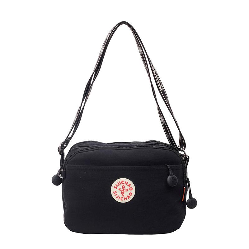 

Cross-Border Minimalist Nylon Shoulder Bag: Large Capacity, Lightweight, Multi-Compartment, Wide Strap, Women s Travel Crossbody