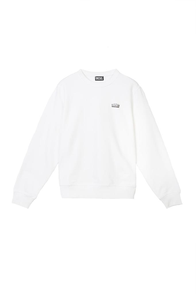 Diesel Hanorac Pulover NEW CUTY OUT A15472RIAJH 100 Alb L Bărbați S-GINN