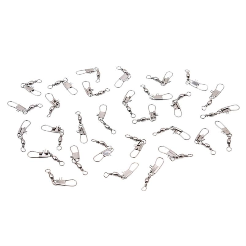 Lote De 100 Anillos Partidos De Acero Inoxidable 304, Tipo Snap, Para Pesca De Agua Salada, Marca HUAXU
