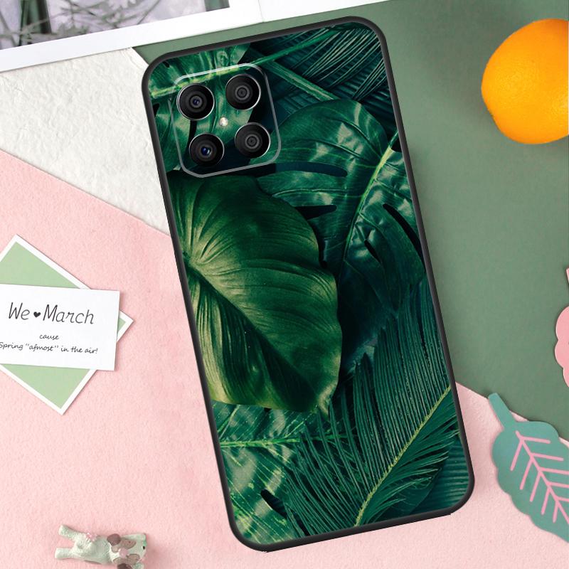 Tropical leaves Case For Honor 90 50 70 Lite X9b X9a X8b X8a X8 X9 X9c Honor 200 Pro Magic 7 5 6 Lite Cover