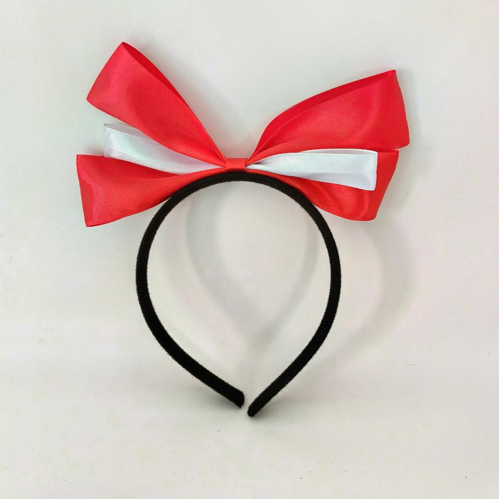 Bow Headband European Cup Fan Flag Cheering World Color Blocked Ribbon Party